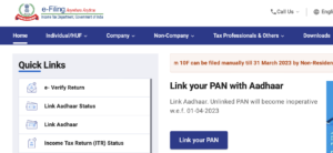 ITR FORMS NOTIFIED FOR A.Y 2023-24