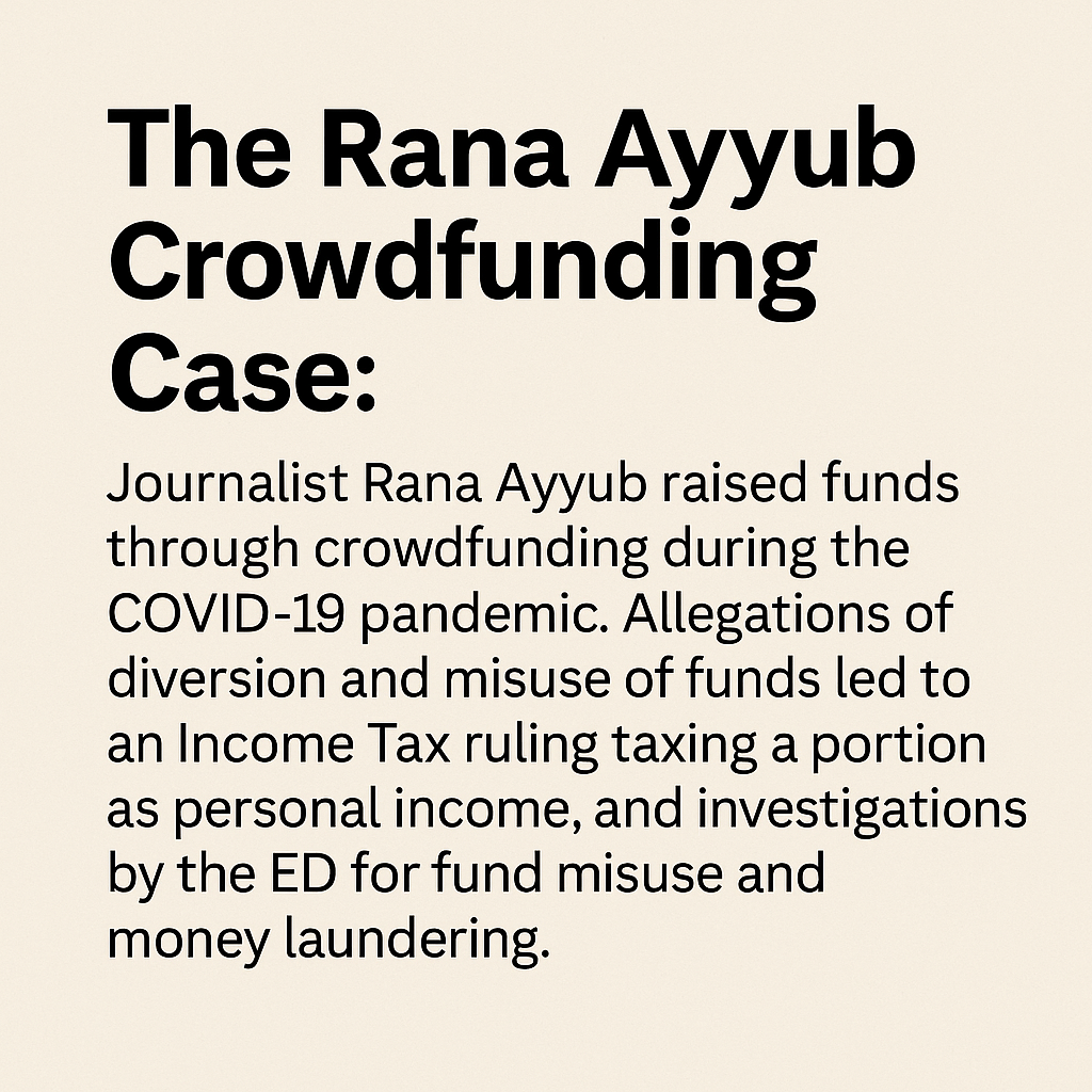 Tax Lessons from Rana Ayyub's Covid-19 Donation Case: What You Need to Know