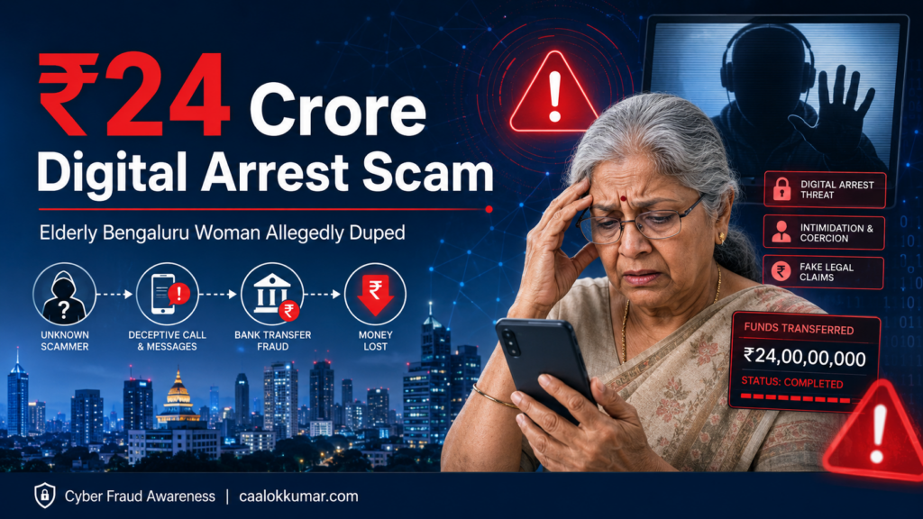 ₹24 Crore Cyber Fraud@caalokkumar