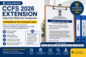 CCFS 2026 extension to 31 August 2026 MCA circular
