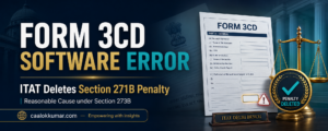Form 3CD Filing Error