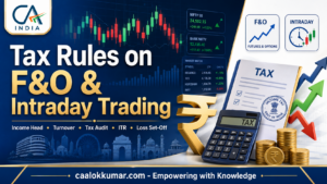 Tax on F&O and Intraday Trading in India