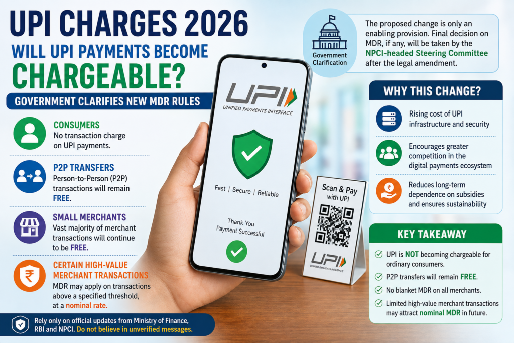 UPI Charges 2026: Will UPI Payments Become Chargeable?